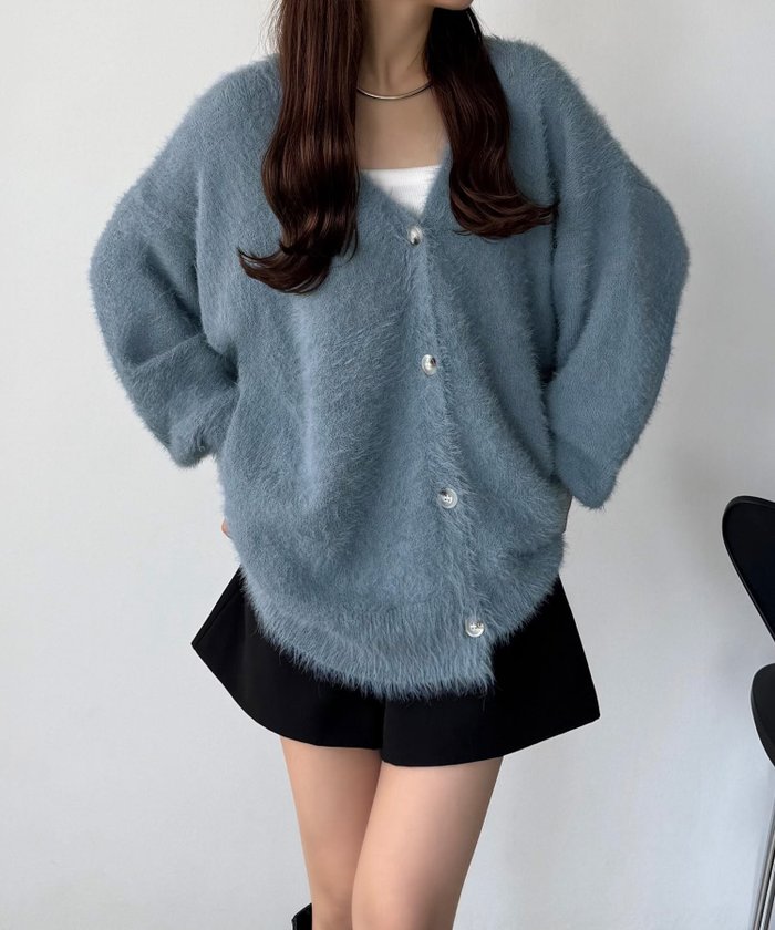 【ジュノア/JUNOAH】の薄手ニットシャギーカーディガン+ショートパンツSET インテリア・キッズ・メンズ・レディースファッション・服の通販 founy(ファニー) https://founy.com/ ファッション Fashion レディースファッション Fashion for Women セットアップ Matching Sets レディースパンツ・ボトムス Pants & Trousers / Bottoms パンツ Pants & Trousers ショートパンツ・ハーフパンツ High-Waisted & Relaxed Shorts ショート Short, Short Length |ID: prp329100004653683 ipo3291000000033636591