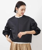 【ミッシェルクラン/MICHEL KLEIN】の2WAYジップカーデプルオーバー ブラック|ID: prp329100004653687 ipo3291000000033636629
