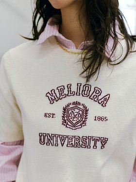 【ミラオーウェン/Mila Owen】のカシミア混ハイケージカレッジモチーフニット 人気、トレンドファッション・服の通販 founy(ファニー) 雑誌掲載アイテム Magazine Picks & Fashion Features ファッション雑誌 Fashion Magazines ストーリィ STORY ファッション Fashion レディースファッション Fashion for Women トップス・カットソー Cut & Sew Tops ニット Knit Tops & Sweaters インナー Innerwear エレガント 上品 Elegant 今季 This Season, Current Season 10月号 October Issue スウェット / スエット Sweatshirt, Sweatwear スリーブ Sleeve, Long Sleeve / Short Sleeve 雑誌 Magazine, Fashion Magazine ハーフ Half, Half-Length ボトム Bottoms, Lower Wear メランジ Melange, Mixed Yarn モチーフ Motif, Design Theme モノトーン Monotone, Black and White |ID:prp329100004653692