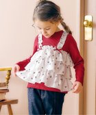 【エフオー オンラインストア/F.O.Online Store / KIDS】の【リンク】さくらんぼ・ハート柄ティアードトップス レッド|ID: prp329100004653699 ipo3291000000034064652