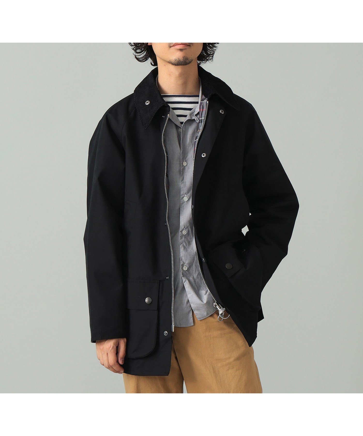 【ビームス/BEAMS / MEN】の【別注】Barbour / BEDALE CLASSIC FIT ピーチスキン ジャケット 25AW インテリア・キッズ・メンズ・レディースファッション・服の通販 founy(ファニー) 　ファッション　Fashion　メンズファッション　Fashion for Men　2025年　2025　2025-2026秋冬・A/W　Autumn/Winter 2025–26 AW25–26　クラシック　Classic, Timeless Style　ジャケット　Jacket, Outerwear　ドレス　Dress, One-Piece　ピーチ　Peach, Soft Touch　人気　Popular, Best Seller　別注　Limited Edition, Custom Order　定番　Standard, Basic Item　BLACK/005|ID: prp329100004653708 ipo3291000000033796163