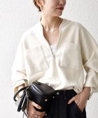 【シップス フォー ウィメン/SHIPS】のSHIPS any 洗濯機可能 フリース ライク ハーフジップ ポケット プルオーバー オフホワイト|ID: prp329100004653754 ipo3291000000034780949