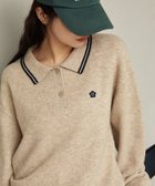 【フリークスストア/FREAK'S STORE】の襟ライン ワンポイント刺繍 ニット ポロシャツ 限定展開 25AW 人気、トレンドファッション・服の通販 founy(ファニー) ファッション Fashion レディースファッション Fashion for Women トップス・カットソー Cut & Sew Tops ニット Knit Tops & Sweaters シャツ・ブラウス・オフィスカジュアル Elegant Blouses & Button-Ups ポロシャツ・きれいめカジュアル Smart-Casual Polo Tops キャミワンピース Cami Dress, Slip Dress コラボ Collaboration, Collab シンプル Simple, Minimal スペシャル Special, Limited Edition スラックス Slacks, Dress Pants デニム Denim, Jeans Material フェミニン Feminine, Girly フレア Flare, Flared ポロシャツ Polo Shirt, Collared Tee ミニスカート Mini Skirt, Short Skirt リアル Real, Realistic ワンポイント One Point, Statement Accent A/W・秋冬 Autumn/Winter 冬 Winter / This Winter おすすめ Recommended / Our Picks 2025年 2025 2025-2026秋冬・A/W Autumn/Winter 2025–26 AW25–26 thumbnail ベージュ|ID: prp329100004653783 ipo3291000000036216904