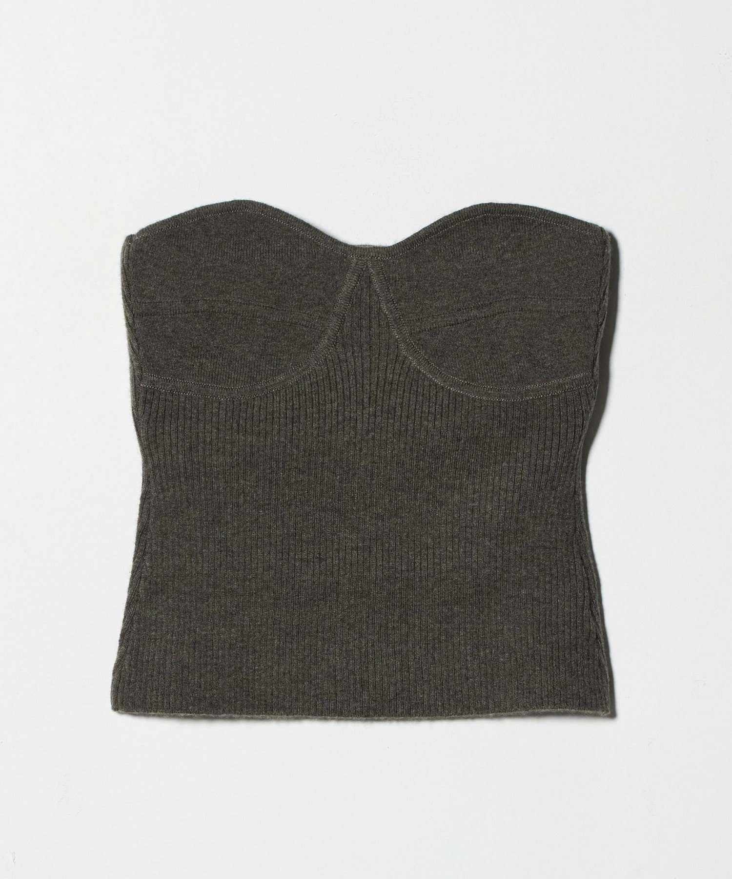 【ビューティ&ユース ユナイテッドアローズ/BEAUTY&YOUTH / UNITED ARROWS】の6(ROKU) ニットビスチェ インテリア・キッズ・メンズ・レディースファッション・服の通販 founy(ファニー) 　ファッション　Fashion　レディースファッション　Fashion for Women　トップス・カットソー　Cut & Sew Tops　ニット　Knit Tops & Sweaters　ビスチェ　Bustiers & Corset Tops / Layered Bustier Style　おすすめ　Recommended / Our Picks　インナー　Innerwear　ジャケット　Jacket, Outerwear　フィット　Fit, Slim Fit　OLIVE|ID: prp329100004653785 ipo3291000000033637893
