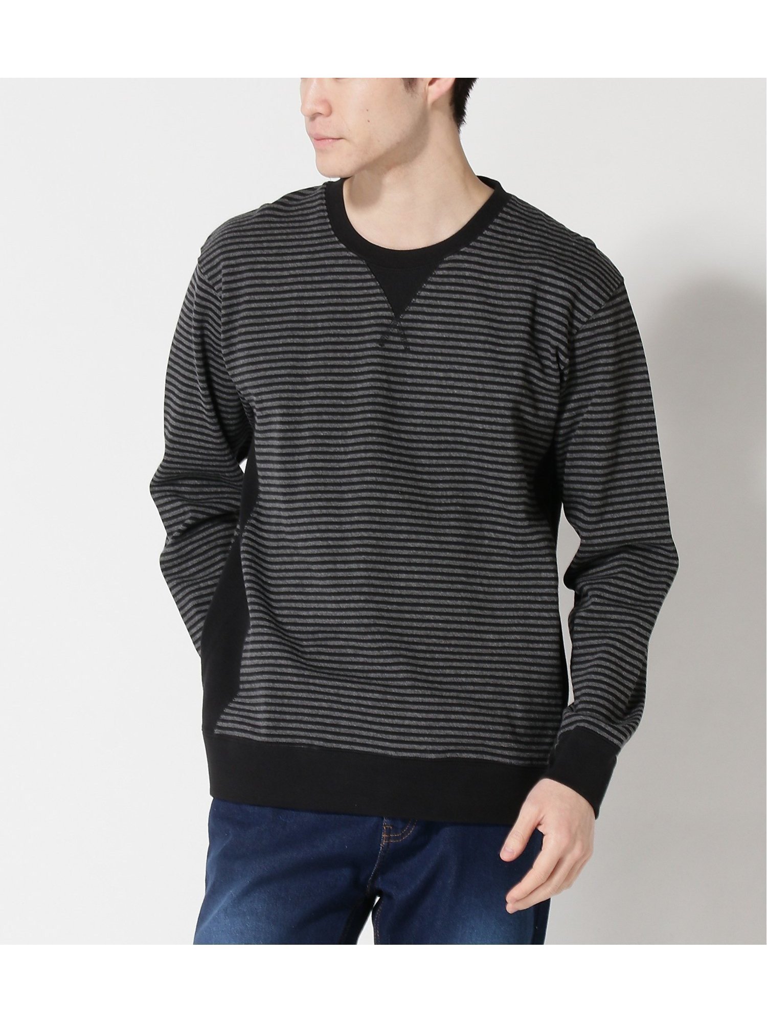 【ジムマスター/gym master / MEN】のgym master/10.4ozプレミアムヘビーウェイトクルーネック 人気、トレンドファッション・服の通販 founy(ファニー) 　ファッション　Fashion　メンズファッション　Fashion for Men　インナー　Innerwear　ギンガム　Gingham, Gingham Fabric　シンプル　Simple, Minimal　スウェット / スエット　Sweatshirt, Sweatwear　スタンダード　Standard, Basic　チェック　Check, Plaid, Tartan　トレーナー　Sweatshirt, Trainer　ビッグ　Big, Oversized　ボーダー　Border, Stripe　定番　Standard, Basic Item　春　Spring　 other-1|ID: prp329100004653795 ipo3291000000033637959
