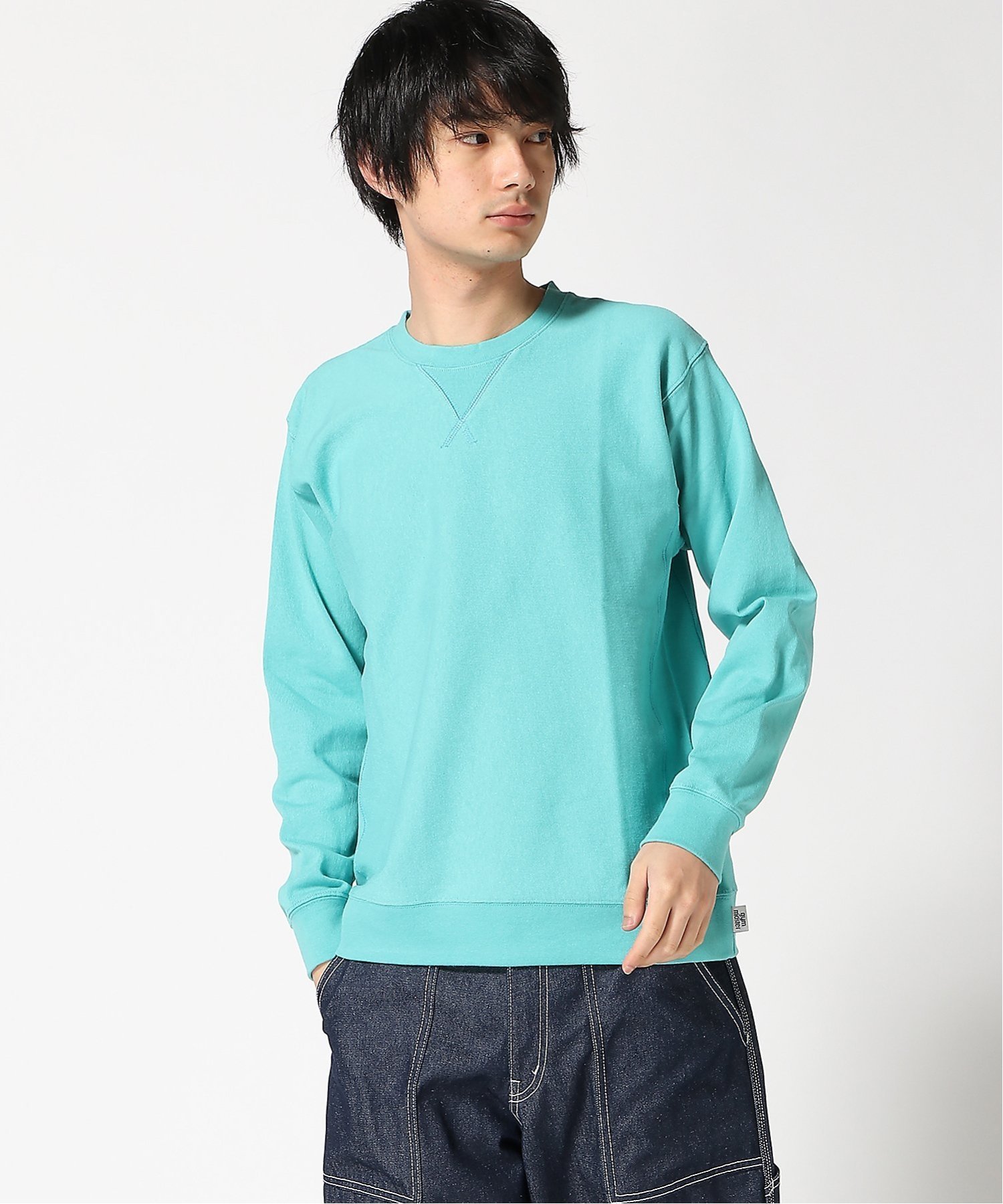 【ジムマスター/gym master / MEN】のgym master/10.4ozプレミアムヘビーウェイトクルーネック インテリア・キッズ・メンズ・レディースファッション・服の通販 founy(ファニー) 　ファッション　Fashion　メンズファッション　Fashion for Men　インナー　Innerwear　ギンガム　Gingham, Gingham Fabric　シンプル　Simple, Minimal　スウェット / スエット　Sweatshirt, Sweatwear　スタンダード　Standard, Basic　チェック　Check, Plaid, Tartan　トレーナー　Sweatshirt, Trainer　ビッグ　Big, Oversized　ボーダー　Border, Stripe　定番　Standard, Basic Item　春　Spring　ダークグリーン|ID: prp329100004653795 ipo3291000000033637971