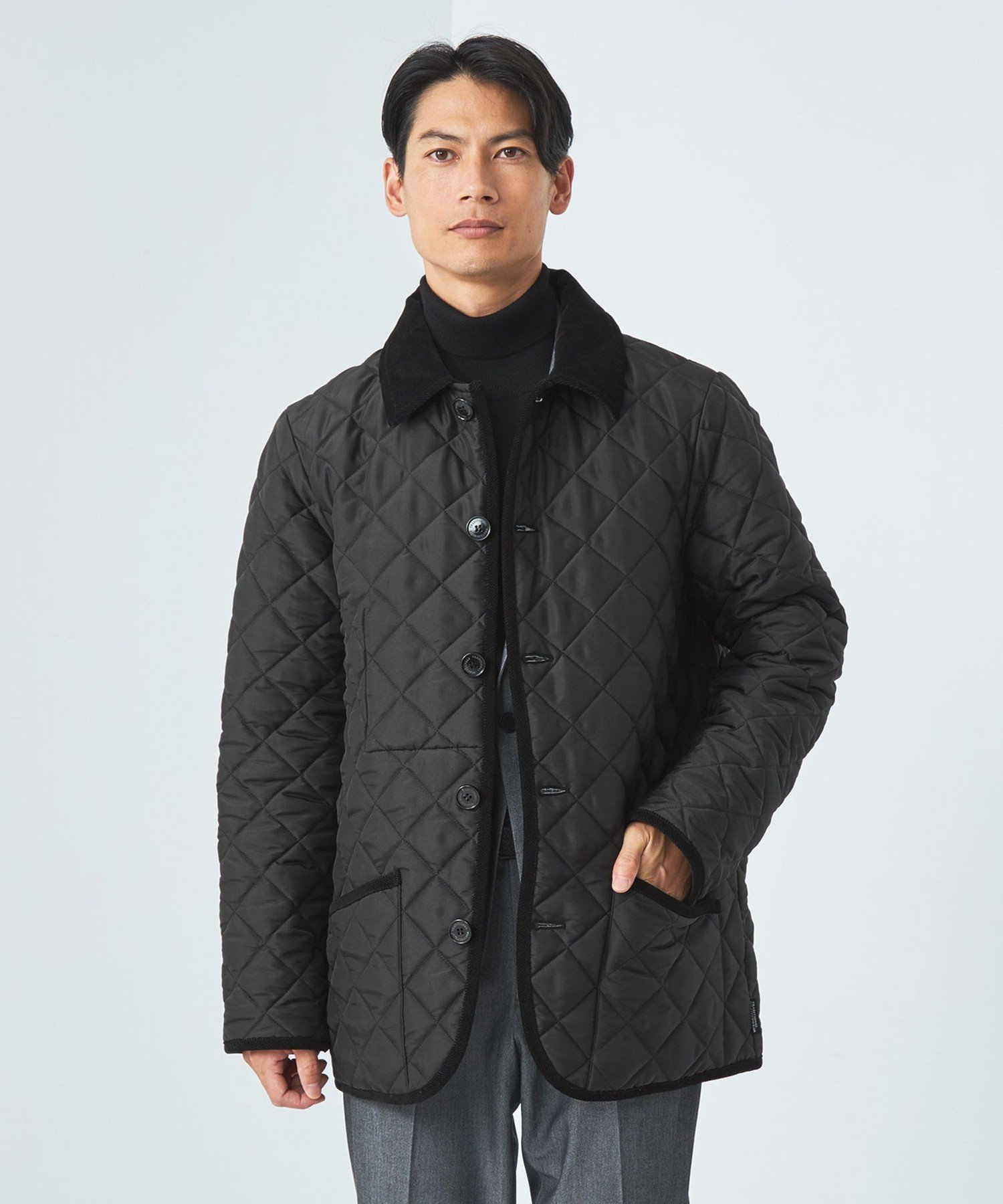 【ユナイテッドアローズ/UNITED ARROWS / MEN】の【別注】 Traditional Weatherwear GLR PE ウェーバリー ジャケット インテリア・キッズ・メンズ・レディースファッション・服の通販 founy(ファニー) 　ファッション　Fashion　メンズファッション　Fashion for Men　オレンジ　Orange　キルティング　Quilted, Quilting　コレクション　Collection, Seasonal Line　コーデュロイ　Corduroy, Cord Fabric　ジャケット　Jacket, Outerwear　スリム　Slim, Slim Fit　スーツ　Suit, Formalwear　デニム　Denim, Jeans Material　トレンド　Trend, Trending Now　ドレス　Dress, One-Piece　フィット　Fit, Slim Fit　別注　Limited Edition, Custom Order　アウトレット　Outlet / Clearance　おすすめ　Recommended / Our Picks　エレガント 上品　Elegant　BLACK|ID: prp329100004653822 ipo3291000000034208036