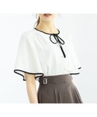 【ミッシュマッシュ/MISCH MASCH】の配色フレアスリーブブラウス 人気、トレンドファッション・服の通販 founy(ファニー) ファッション Fashion レディースファッション Fashion for Women トップス・カットソー Cut & Sew Tops シャツ・ブラウス・オフィスカジュアル Elegant Blouses & Button-Ups ギャザー Gathered, Ruffled スリーブ Sleeve, Long Sleeve / Short Sleeve パイピング Piping, Trim Design パール Pearl, Pearl Accent フレア Flare, Flared フロント Front, Front Design ヨーク Yoke, Yoke Design リボン Ribbon, Bow エレガント 上品 Elegant thumbnail ホワイト|ID: prp329100004653846 ipo3291000000033638383