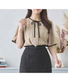 【ミッシュマッシュ/MISCH MASCH】の配色フレアスリーブブラウス 人気、トレンドファッション・服の通販 founy(ファニー) ファッション Fashion レディースファッション Fashion for Women トップス・カットソー Cut & Sew Tops シャツ・ブラウス・オフィスカジュアル Elegant Blouses & Button-Ups ギャザー Gathered, Ruffled スリーブ Sleeve, Long Sleeve / Short Sleeve パイピング Piping, Trim Design パール Pearl, Pearl Accent フレア Flare, Flared フロント Front, Front Design ヨーク Yoke, Yoke Design リボン Ribbon, Bow エレガント 上品 Elegant thumbnail ベージュ|ID: prp329100004653846 ipo3291000000033638384