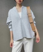 【スタイルドア/STYLEDOOR】のライトダンボールフロント2wayロングスリーブプルオーバー ライトグレー|ID: prp329100004653870 ipo3291000000033895323