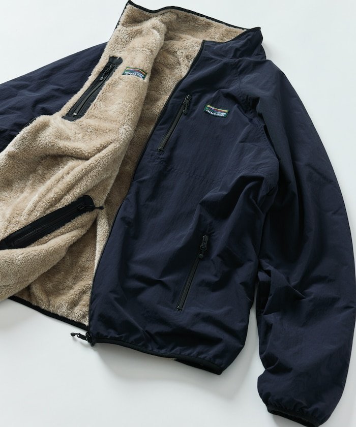 【フリークスストア/FREAK'S STORE】のリラックスフィット ナイロン フリース リバーシブルブルゾン 【限定展開】 25AW インテリア・キッズ・メンズ・レディースファッション・服の通販 founy(ファニー) 　ファッション　Fashion　メンズファッション　Fashion for Men　ヴィンテージ　Vintage Style　カットソー　Cut and Sewn Top　カーゴパンツ　Cargo Pants, Utility Pants　シンプル　Simple, Minimal　スウェット / スエット　Sweatshirt, Sweatwear　スラックス　Slacks, Dress Pants　デニム　Denim, Jeans Material　トレンド　Trend, Trending Now　定番　Standard, Basic Item　人気　Popular, Best Seller　パーカー　Hoodie, Parka　ビッグ　Big, Oversized　フィット　Fit, Slim Fit　ボトム　Bottoms, Lower Wear　リラックス　Relax, Relaxed Fit　ワイド　Wide, Wide Fit　A/W・秋冬　Autumn/Winter　冬　Winter / This Winter　おすすめ　Recommended / Our Picks　2025年　2025　2025-2026秋冬・A/W　Autumn/Winter 2025–26 AW25–26　ネイビー|ID: prp329100004653874 ipo3291000000035915687