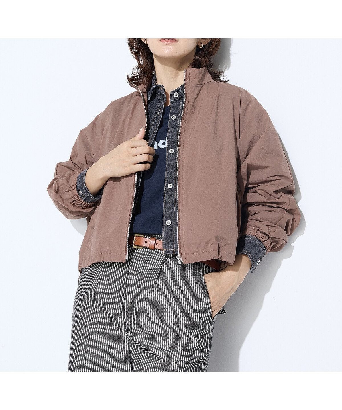 【コムサ/COMME CA】のドライナイロンストレッチタフタ ブルゾン 人気、トレンドファッション・服の通販 founy(ファニー) 　ファッション　Fashion　レディースファッション　Fashion for Women　アウター　Coat / Outerwear Collection　ブルゾンジャケット・スポーティアウター　Blouson Jackets　ギャザー　Gathered, Ruffled　コンパクト　Compact, Small Size　ストレッチ　Stretch, Stretchy Fabric　スピンドル　Spindle, Drawcord　タフタ　Taffeta, Structured Fabric　ブラウジング　Blouson Silhouette, Cinched Waist　ブルゾン　Blouson, Bomber Jacket　冬　Winter / This Winter　 other-1|ID: prp329100004653897 ipo3291000000033639062