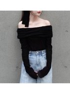 【フレイ アイディー/FRAY I.D】のオフショルフロッキーチュールトップス 人気、トレンドファッション・服の通販 founy(ファニー) ファッション Fashion レディースファッション Fashion for Women トップス・カットソー Cut & Sew Tops 秋 Autumn ギャザー Gathered, Ruffled スマート Smart, Elegant チュール Tulip, Tulip Motif ドレープ Drape, Draping Fabric 人気 Popular, Best Seller ベロア Velour, Soft Velvet エレガント 上品 Elegant thumbnail BLK[009]|ID: prp329100004653906 ipo3291000000033972654