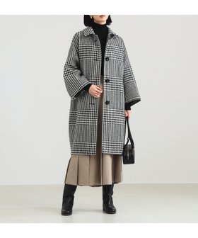 【デミルクス ビームス/Demi-Luxe BEAMS】 MACKINTOSH / COLIIN グレンチェック コート人気、トレンドファッション・服の通販 founy(ファニー) ファッション Fashion レディースファッション Fashion for Women アウター Coat / Outerwear Collection コート・ロングコート・ピーコート Long Coats, Peacoats & More クラシカル Classical, Vintage-Inspired シンプル Simple, Minimal チェック Check, Plaid, Tartan ツイード Twill, Twill Weave マニッシュ Mannish, Boyish モダン Modern, Contemporary ワイド Wide, Wide Fit |ID:prp329100004653907