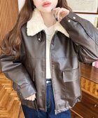 【モーメントプラス/moment+ / MEN】のファーティペット付きフェイクレザーブルゾン 人気、トレンドファッション・服の通販 founy(ファニー) ファッション Fashion メンズファッション Fashion for Men クール Cool, Chic ショート Short, Short Length スタイリッシュ Stylish, Fashionable スタンド Stand Collar, Upright Stand デニム Denim, Jeans Material トレンド Trend, Trending Now フェイクレザー Faux Leather, PU Leather ブルゾン Blouson, Bomber Jacket ポケット Pocket, Pocket Detail ミドル Middle Length, Mid Height ミニスカート Mini Skirt, Short Skirt ワイド Wide, Wide Fit 冬 Winter / This Winter thumbnail ブラウン|ID: prp329100004653911 ipo3291000000033639194