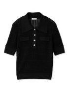 【フレイ アイディー/FRAY I.D】のアイレットシアーポロニット 人気、トレンドファッション・服の通販 founy(ファニー) ファッション Fashion レディースファッション Fashion for Women トップス・カットソー Cut & Sew Tops ニット Knit Tops & Sweaters アイレット Eyelet Lace シアー Sheer, See-Through スポーティ Sporty, Casual Athletic チェック Check, Plaid, Tartan トレンド Trend, Trending Now フラップ Flap, Flap Pocket ボーダー Border, Stripe モノトーン Monotone, Black and White エレガント 上品 Elegant 人気 Popular, Best Seller 今季 This Season, Current Season thumbnail BLK[009]|ID: prp329100004653920 ipo3291000000033639337