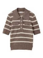 【フレイ アイディー/FRAY I.D】のアイレットシアーポロニット 人気、トレンドファッション・服の通販 founy(ファニー) ファッション Fashion レディースファッション Fashion for Women トップス・カットソー Cut & Sew Tops ニット Knit Tops & Sweaters アイレット Eyelet Lace シアー Sheer, See-Through スポーティ Sporty, Casual Athletic チェック Check, Plaid, Tartan トレンド Trend, Trending Now フラップ Flap, Flap Pocket ボーダー Border, Stripe モノトーン Monotone, Black and White エレガント 上品 Elegant 人気 Popular, Best Seller 今季 This Season, Current Season thumbnail BRW[058]|ID: prp329100004653920 ipo3291000000033639339