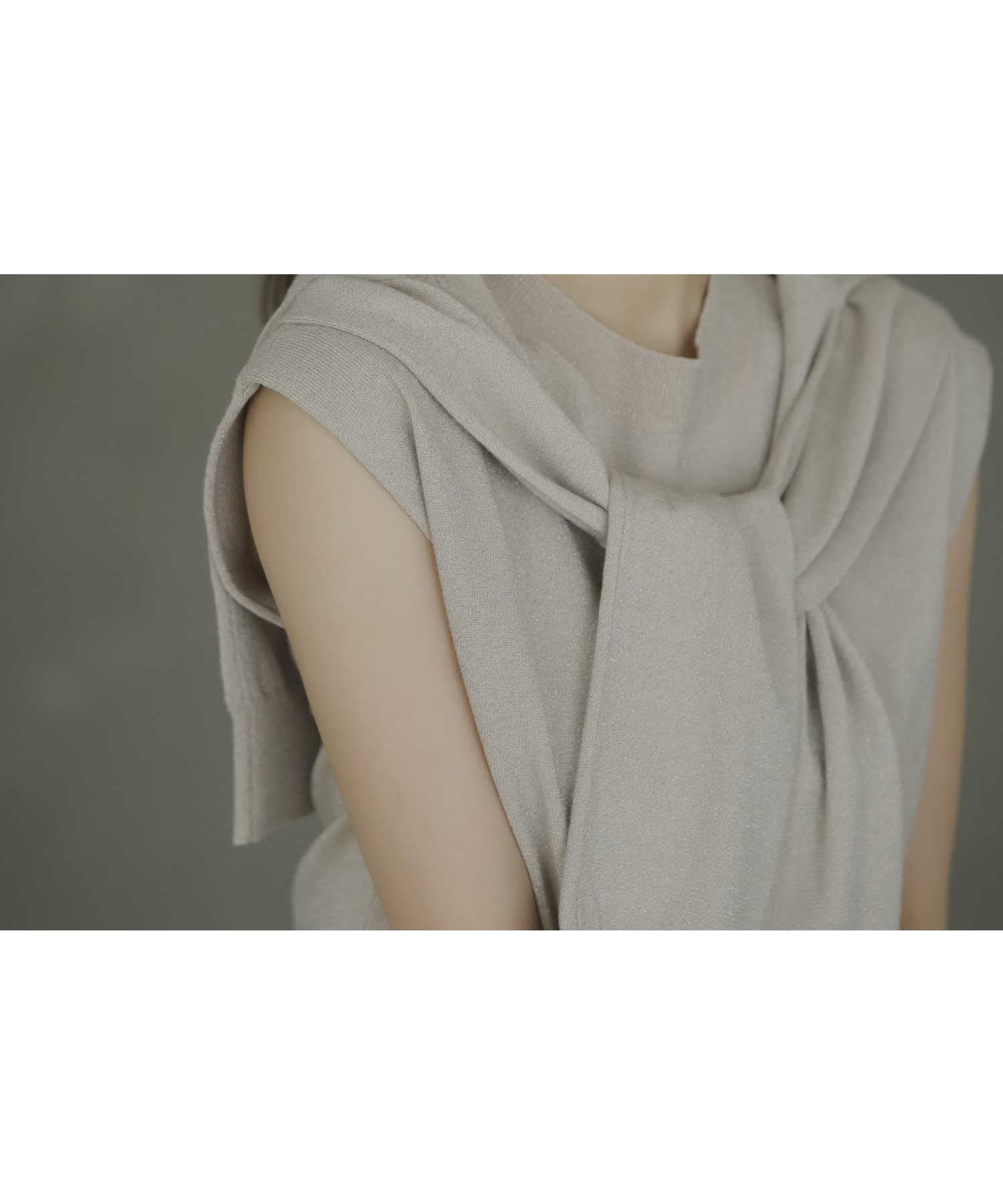 【ノエラ/Noela】のラメアンサンブルニット インテリア・キッズ・メンズ・レディースファッション・服の通販 founy(ファニー) 　ファッション　Fashion　レディースファッション　Fashion for Women　トップス・カットソー　Cut & Sew Tops　ニット　Knit Tops & Sweaters　アンサンブルニット　Knit Ensembles & Twin Sets　アンサンブル　Ensemble Set　カーディガン　Cardigan, Knitwear　ベーシック　Basic, Essential　ポケット　Pocket, Pocket Detail　エレガント 上品　Elegant　ベージュ|ID: prp329100004653935 ipo3291000000033639512