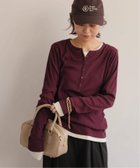 【ジャーナルスタンダード レリューム/JOURNAL STANDARD relume】の25AW新作 ソフトテレコヘンリープルオーバー ボルドー|ID: prp329100004653936 ipo3291000000033847987