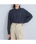 【ユナイテッドアローズ/UNITED ARROWS】の襟付き ワイド ロングスリーブ シャツ NAVY|ID: prp329100004654042 ipo3291000000034265709