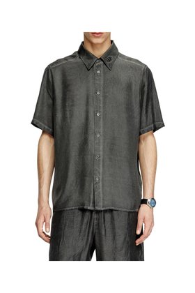【ディーゼル/DIESEL / MEN】のメンズ 半袖シャツ S-LEON-SHORT 人気、トレンドファッション・服の通販 founy(ファニー) ファッション Fashion メンズファッション Fashion for Men とろみ Fluid, Flowy Fabric オーバル Oval Design シンプル Simple, Minimal プレーン Plain, Simple メンズ Men's, Menswear ヴィンテージ Vintage Style 半袖 Short Sleeve, Half Sleeve |ID:prp329100004654044