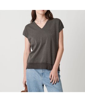 【ユナイテッドアローズ/UNITED ARROWS】 ラメ フレンチスリーブ ニット ウォッシャブル人気、トレンドファッション・服の通販 founy(ファニー) ファッション Fashion レディースファッション Fashion for Women トップス・カットソー Cut & Sew Tops ニット Knit Tops & Sweaters ウォッシャブル Machine Washable シンプル Simple, Minimal スリーブ Sleeve, Long Sleeve / Short Sleeve セットアップ Set-Up, Coordinated Outfit タイトスカート Pencil Skirt, Tight Skirt バランス Balance, Style Balance フレンチ French, French Style エレガント 上品 Elegant |ID:prp329100004654047