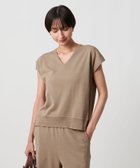 【ユナイテッドアローズ/UNITED ARROWS】のラメ フレンチスリーブ ニット ウォッシャブル 人気、トレンドファッション・服の通販 founy(ファニー) ファッション Fashion レディースファッション Fashion for Women トップス・カットソー Cut & Sew Tops ニット Knit Tops & Sweaters ウォッシャブル Machine Washable シンプル Simple, Minimal スリーブ Sleeve, Long Sleeve / Short Sleeve セットアップ Set-Up, Coordinated Outfit タイトスカート Pencil Skirt, Tight Skirt バランス Balance, Style Balance フレンチ French, French Style エレガント 上品 Elegant thumbnail BEIGE|ID: prp329100004654047 ipo3291000000033642649