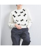 【ユナイテッドアローズ/UNITED ARROWS】の3D リボン クルーネック ニット 人気、トレンドファッション・服の通販 founy(ファニー) ファッション Fashion レディースファッション Fashion for Women トップス・カットソー Cut & Sew Tops ニット Knit Tops & Sweaters おすすめ Recommended / Our Picks スウェット / スエット Sweatshirt, Sweatwear タフタ Taffeta, Structured Fabric チュール Tulip, Tulip Motif デニム Denim, Jeans Material フェミニン Feminine, Girly ベスト Vest, Waistcoat モチーフ Motif, Design Theme リボン Ribbon, Bow ワイド Wide, Wide Fit thumbnail OFF WHITE|ID: prp329100004654069 ipo3291000000033643026