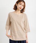【スタディオ クリップ/studio CLIP】のアソートハーフスリーブTシャツ 人気、トレンドファッション・服の通販 founy(ファニー) ファッション Fashion レディースファッション Fashion for Women トップス・カットソー Cut & Sew Tops シャツ・ブラウス・オフィスカジュアル Elegant Blouses & Button-Ups ロングTシャツ・Tシャツ Longline T-Shirts & Tees おすすめ Recommended / Our Picks カットソー Cut and Sewn Top カーディガン Cardigan, Knitwear サロペット Overalls, Salopette ジャケット Jacket, Outerwear スリーブ Sleeve, Long Sleeve / Short Sleeve ハーフ Half, Half-Length ベーシック Basic, Essential ボーダー Border, Stripe 定番 Standard, Basic Item 春 Spring 無地 Plain, Solid Color 秋 Autumn thumbnail オフホワイト×ブラウン01|ID: prp329100004654111 ipo3291000000033643829