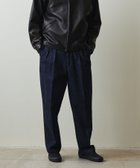 【ビューティ&ユース ユナイテッドアローズ/BEAUTY&YOUTH / UNITED ARROWS / MEN】のSteven Alan 13.5oz デニム インツープリーツ ドレス トラウザーズ 人気、トレンドファッション・服の通販 founy(ファニー) ファッション Fashion メンズファッション Fashion for Men スラックス Slacks, Dress Pants テーパード Tapered, Tapered Pants デニム Denim, Jeans Material ドレス Dress, One-Piece パターン Pattern, Design Print ワイド Wide, Wide Fit thumbnail NAVY|ID: prp329100004654143 ipo3291000000033644752