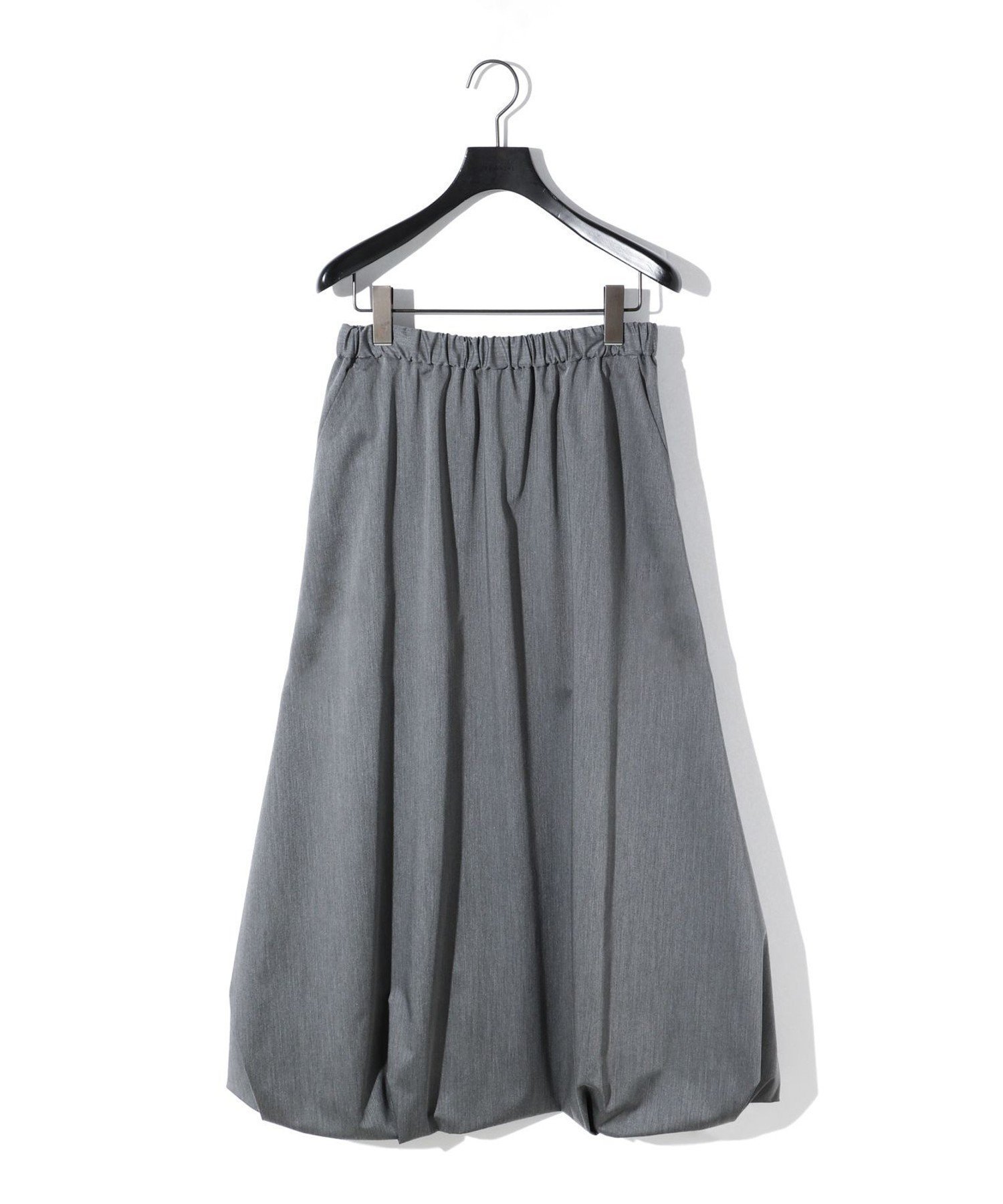 【マーコート/MARcourt】のMIDIUMISOLID for Ladies ロングバルーンスカート インテリア・キッズ・メンズ・レディースファッション・服の通販 founy(ファニー) 　ファッション　Fashion　レディースファッション　Fashion for Women　スカート　Skirts　ツイル　Twist, Twisted Detail　トレンド　Trend, Trending Now　バルーン　Balloon, Balloon Silhouette　ポケット　Pocket, Pocket Detail　リラックス　Relax, Relaxed Fit　ルーズ　Loose, Oversized　ワイド　Wide, Wide Fit　人気　Popular, Best Seller　今季　This Season, Current Season　再入荷　Restock / Back in Stock　春　Spring　無地　Plain, Solid Color　グレー|ID: prp329100004654168 ipo3291000000033645343