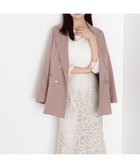 【プロポーション ボディドレッシング/PROPORTION BODY DRESSING】のゴールド釦ダブルブレストジャケット 人気、トレンドファッション・服の通販 founy(ファニー) ファッション Fashion レディースファッション Fashion for Women アウター Coat / Outerwear Collection レディースジャケット・軽アウター Jackets おすすめ Recommended / Our Picks ツイード Twill, Twill Weave トレンド Trend, Trending Now パターン Pattern, Design Print 定番 Standard, Basic Item 秋 Autumn thumbnail ベージュ|ID: prp329100004654186 ipo3291000000033645884