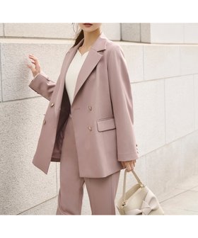 【プロポーション ボディドレッシング/PROPORTION BODY DRESSING】のゴールド釦ダブルブレストジャケット 人気、トレンドファッション・服の通販 founy(ファニー) ファッション Fashion レディースファッション Fashion for Women アウター Coat / Outerwear Collection レディースジャケット・軽アウター Jackets おすすめ Recommended / Our Picks ツイード Twill, Twill Weave トレンド Trend, Trending Now パターン Pattern, Design Print 定番 Standard, Basic Item 秋 Autumn |ID:prp329100004654186