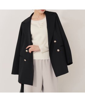 【プロポーション ボディドレッシング/PROPORTION BODY DRESSING】のゴールド釦ダブルブレストジャケット 25AW 人気、トレンドファッション・服の通販 founy(ファニー) ファッション Fashion レディースファッション Fashion for Women アウター Coat / Outerwear Collection レディースジャケット・軽アウター Jackets 2025年 2025 2025-2026秋冬・A/W Autumn/Winter 2025–26 AW25–26 おすすめ Recommended / Our Picks ツイード Twill, Twill Weave トレンド Trend, Trending Now パターン Pattern, Design Print 定番 Standard, Basic Item 秋 Autumn |ID:prp329100004654186