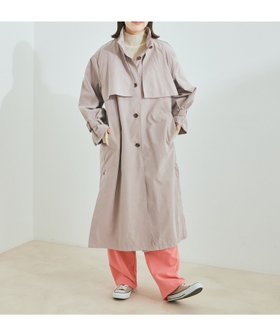 【ジャイロ/JAYRO】の胸ヨークスタンドカラーコート 人気、トレンドファッション・服の通販 founy(ファニー) ファッション Fashion レディースファッション Fashion for Women アウター Coat / Outerwear Collection コート・ロングコート・ピーコート Long Coats, Peacoats & More スタンド Stand Collar, Upright Stand スリーブ Sleeve, Long Sleeve / Short Sleeve デニム Denim, Jeans Material ピーチ Peach, Soft Touch ポケット Pocket, Pocket Detail マニッシュ Mannish, Boyish ヨーク Yoke, Yoke Design ロング Long, Long-Length 定番 Standard, Basic Item 春 Spring 秋 Autumn |ID:prp329100004654236