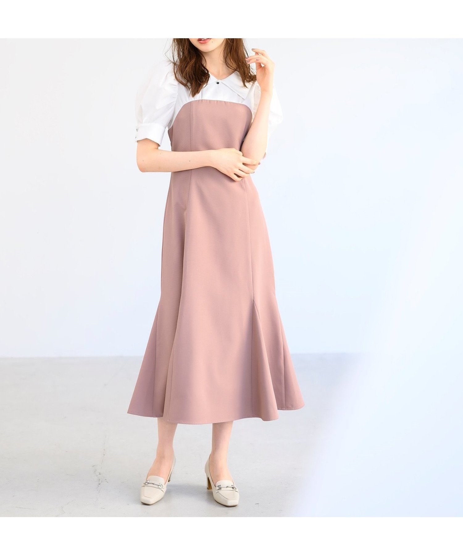 【ミッシュマッシュ/MISCH MASCH】のビスチェドッキングワンピース 人気、トレンドファッション・服の通販 founy(ファニー) 　ファッション　Fashion　レディースファッション　Fashion for Women　ワンピース　Dresses　カーディガン　Cardigan, Knitwear　ジャケット　Jacket, Outerwear　ドッキング　Docking, Mixed Material　ビスチェ　Bustier, Corset Top　マーメイド　Mermaid, Fishtail Silhouette　レース　Lace, Lace Fabric　 other-1|ID: prp329100004654250 ipo3291000000033648316