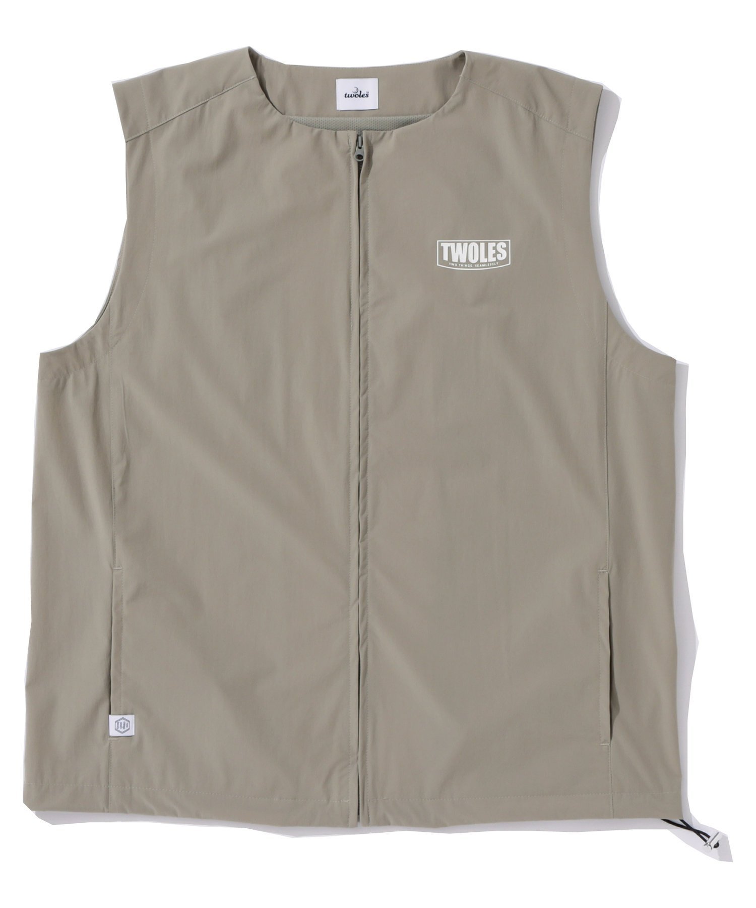 【その他のブランド/Other】のナイロンベンチレーションベスト インテリア・キッズ・メンズ・レディースファッション・服の通販 founy(ファニー) 　ファッション　Fashion　レディースファッション　Fashion for Women　アウター　Coat / Outerwear Collection　トップス・カットソー　Cut & Sew Tops　ベスト&ジレ / 重ね着スタイル　Vests & Gilets　ストレッチ　Stretch, Stretchy Fabric　セットアップ　Set-Up, Coordinated Outfit　プリント　Print, Printed Pattern　ラバー　Rubber, Rubber Sole　ライトグレー|ID: prp329100004654252 ipo3291000000033648335
