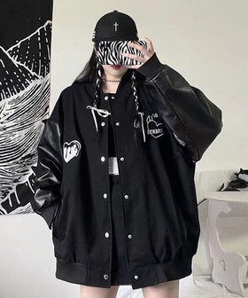 【デバイス/DEVICE】のオーバーサイズ ハートロゴ ルーズ スタジャン アウター メンズ レディース 人気、トレンドファッション・服の通販 founy(ファニー) ファッション Fashion レディースファッション Fashion for Women アウター Coat / Outerwear Collection おすすめ Recommended / Our Picks クラシカル Classical, Vintage-Inspired トレンド Trend, Trending Now バルーン Balloon, Balloon Silhouette ビッグ Big, Oversized ミニスカート Mini Skirt, Short Skirt メンズ Men's, Menswear ルーズ Loose, Oversized 今季 This Season, Current Season |ID:prp329100004654263