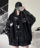 【デバイス/DEVICE】のオーバーサイズ ハートロゴ ルーズ スタジャン アウター メンズ レディース 人気、トレンドファッション・服の通販 founy(ファニー) ファッション Fashion レディースファッション Fashion for Women アウター Coat / Outerwear Collection おすすめ Recommended / Our Picks クラシカル Classical, Vintage-Inspired トレンド Trend, Trending Now バルーン Balloon, Balloon Silhouette ビッグ Big, Oversized ミニスカート Mini Skirt, Short Skirt メンズ Men's, Menswear ルーズ Loose, Oversized 今季 This Season, Current Season thumbnail ブラック|ID: prp329100004654263 ipo3291000000033648617