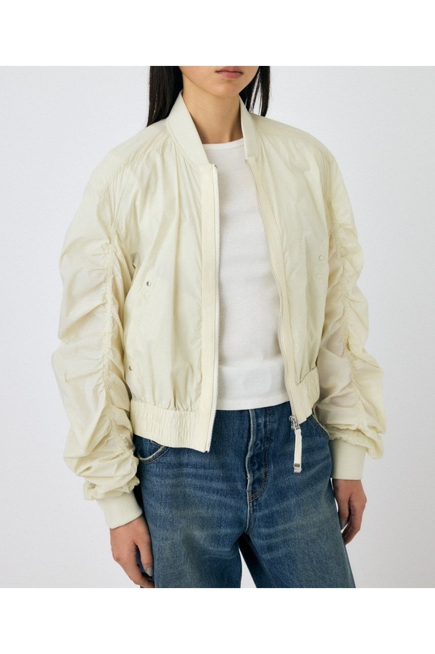 【マウジー/moussy】のFRONT ZIP FUNCTION ブルゾン インテリア・キッズ・メンズ・レディースファッション・服の通販 founy(ファニー) 　ファッション　Fashion　レディースファッション　Fashion for Women　アウター　Coat / Outerwear Collection　ブルゾンジャケット・スポーティアウター　Blouson Jackets　おすすめ　Recommended / Our Picks　シンプル　Simple, Minimal　ブルゾン　Blouson, Bomber Jacket　ベーシック　Basic, Essential　メタル　Metal, Metal Parts　人気　Popular, Best Seller　再入荷　Restock / Back in Stock　ECRU|ID: prp329100004654270 ipo3291000000033648899