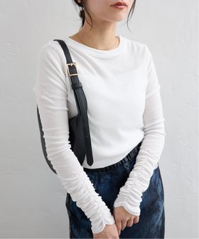 【スローブ イエナ/SLOBE IENA】 《追加》フライスガーゼシャーリングロンTEE人気、トレンドファッション・服の通販 founy(ファニー) ファッション Fashion レディースファッション Fashion for Women トップス・カットソー Cut & Sew Tops ロングTシャツ・Tシャツ Longline T-Shirts & Tees 2024年 2024 2024-2025秋冬・A/W Autumn/Winter 2024–25 AW24–25 |ID:prp329100004654277