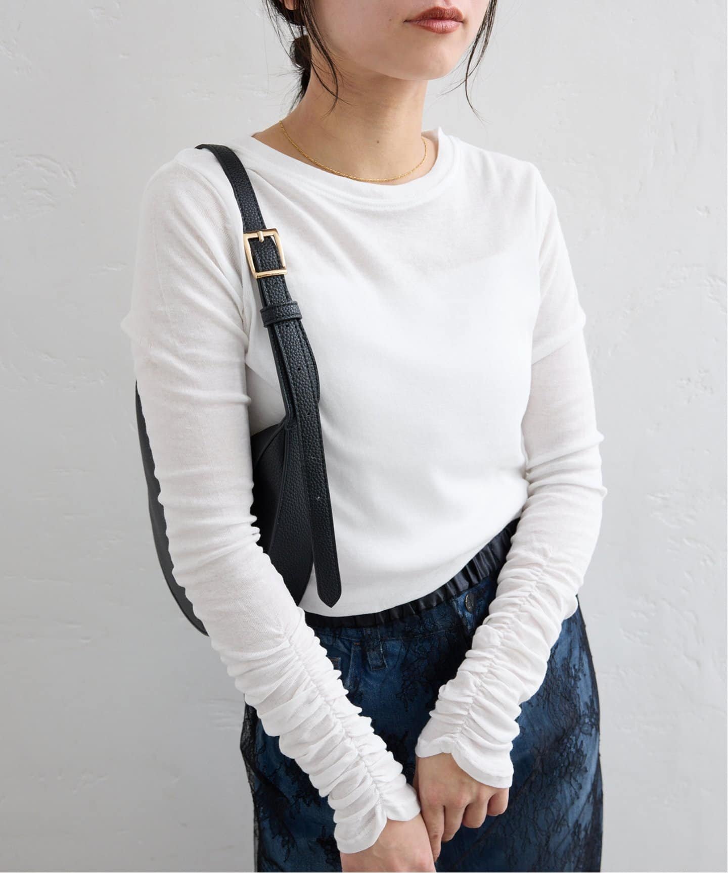 【スローブ イエナ/SLOBE IENA】の《追加》フライスガーゼシャーリングロンTEE 人気、トレンドファッション・服の通販 founy(ファニー) 　ファッション　Fashion　レディースファッション　Fashion for Women　トップス・カットソー　Cut & Sew Tops　ロングTシャツ・Tシャツ　Longline T-Shirts & Tees　2024年　2024　2024-2025秋冬・A/W　Autumn/Winter 2024–25 AW24–25　 other-1|ID: prp329100004654277 ipo3291000000033649113