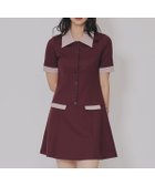【レディアゼル/REDYAZEL】のバイカラーポンチシャツミニワンピース 人気、トレンドファッション・服の通販 founy(ファニー) ファッション Fashion レディースファッション Fashion for Women ワンピース Dresses おすすめ Recommended / Our Picks ショート Short, Short Length ストレッチ Stretch, Stretchy Fabric ソックス Socks, Hosiery トレンド Trend, Trending Now フレア Flare, Flared ポケット Pocket, Pocket Detail ロング Long, Long-Length 秋 Autumn thumbnail ボルドー|ID: prp329100004654291 ipo3291000000033649375
