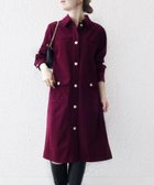 【シップス フォー ウィメン/SHIPS】のSHIPS any 手洗い可能 コーデュロイ エンブレム ボタン シャツ ワンピース ワイン|ID: prp329100004654304 ipo3291000000033649561