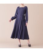 【ジルバイジルスチュアート/JILL by JILLSTUART】のバイカラーステッチフレアーワンピース インディゴ|ID: prp329100004654353 ipo3291000000033650493