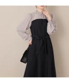 【クチュール ブローチ/Couture Brooch】の【レイヤード風・きれいめ・通勤】ドッキングベアワンピース ネイビー|ID: prp329100004654356 ipo3291000000033955065