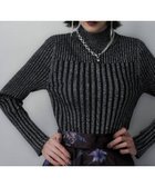 【ハレ/HARE】のラメランダムリブニット 人気、トレンドファッション・服の通販 founy(ファニー) ファッション Fashion レディースファッション Fashion for Women トップス・カットソー Cut & Sew Tops ニット Knit Tops & Sweaters おすすめ Recommended / Our Picks インナー Innerwear ウェーブ Wavy Pattern クール Cool, Chic ショート Short, Short Length ジャケット Jacket, Outerwear スウェット / スエット Sweatshirt, Sweatwear ストレート Straight, Straight Cut ネックレス Necklace, Pendant Necklace ハイネック High Neck, Mock Neck バランス Balance, Style Balance ブロック Block, Solid Block Pattern thumbnail ブラック09|ID: prp329100004654372 ipo3291000000034118898