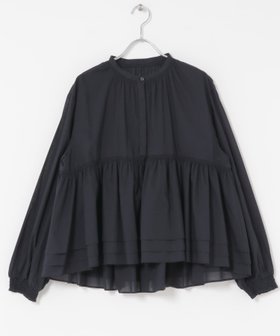 【アーバンリサーチ ロッソ/URBAN RESEARCH ROSSO】のF by ROSSO コットンボイルティアードブラウス 人気、トレンドファッション・服の通販 founy(ファニー) ファッション Fashion レディースファッション Fashion for Women トップス・カットソー Cut & Sew Tops シャツ・ブラウス・オフィスカジュアル Elegant Blouses & Button-Ups 2025年 2025 2025-2026秋冬・A/W Autumn/Winter 2025–26 AW25–26 冬 Winter / This Winter おすすめ Recommended / Our Picks シャーリング Shirring, Ruched スタンド Stand Collar, Upright Stand リラックス Relax, Relaxed Fit ロング Long, Long-Length ワイド Wide, Wide Fit A/W・秋冬 Autumn/Winter |ID:prp329100004654397