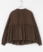 【アーバンリサーチ ロッソ/URBAN RESEARCH ROSSO】のF by ROSSO コットンボイルティアードブラウス 人気、トレンドファッション・服の通販 founy(ファニー) ファッション Fashion レディースファッション Fashion for Women トップス・カットソー Cut & Sew Tops シャツ・ブラウス・オフィスカジュアル Elegant Blouses & Button-Ups 2025年 2025 2025-2026秋冬・A/W Autumn/Winter 2025–26 AW25–26 冬 Winter / This Winter おすすめ Recommended / Our Picks シャーリング Shirring, Ruched スタンド Stand Collar, Upright Stand リラックス Relax, Relaxed Fit ロング Long, Long-Length ワイド Wide, Wide Fit A/W・秋冬 Autumn/Winter thumbnail BROWN|ID: prp329100004654397 ipo3291000000033651675