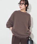 【スローブ イエナ/SLOBE IENA】の《WEB限定カラー有り/追加 》ビックシルエットピグメント裏毛プルオーバー ブラウン|ID: prp329100004655416 ipo3291000000033859768